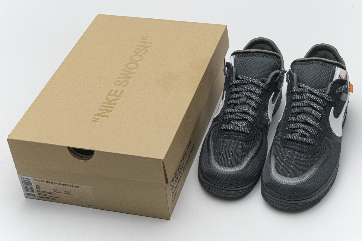 Off White X Nike Air Force 1 Black Ao4606 001 13 - www.kickbulk.co